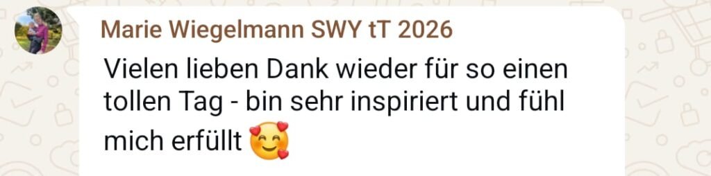 Schwangerschafts Prae Post Natal Yoga Teacher Training 2026 Feedback Marie e1770729363101